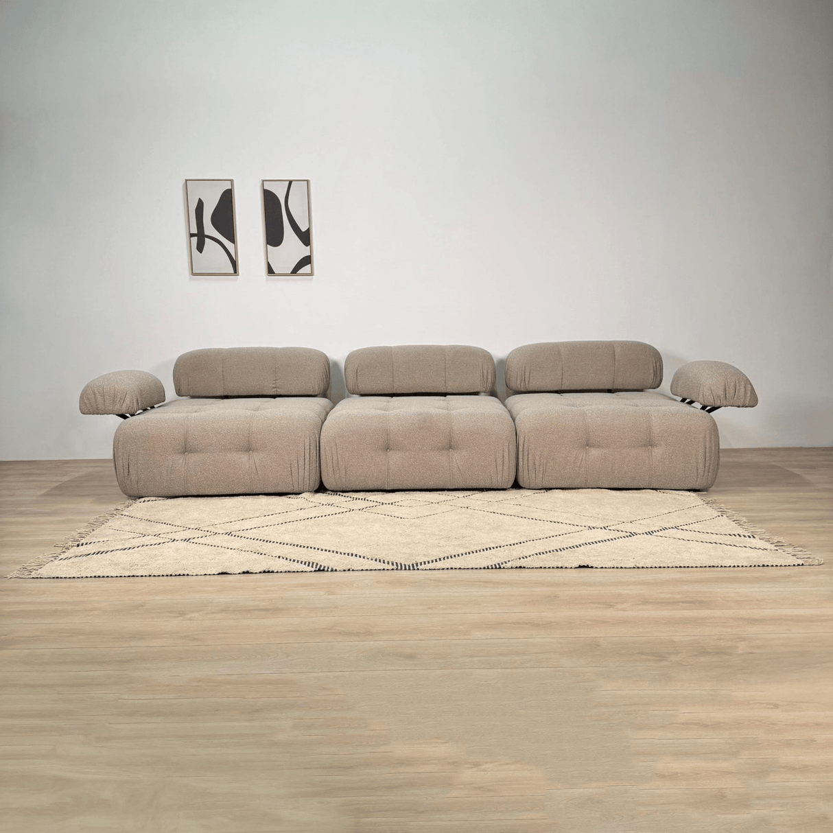Banken - Modulaire bank 3 - zits Doblo beige - Dimehouse