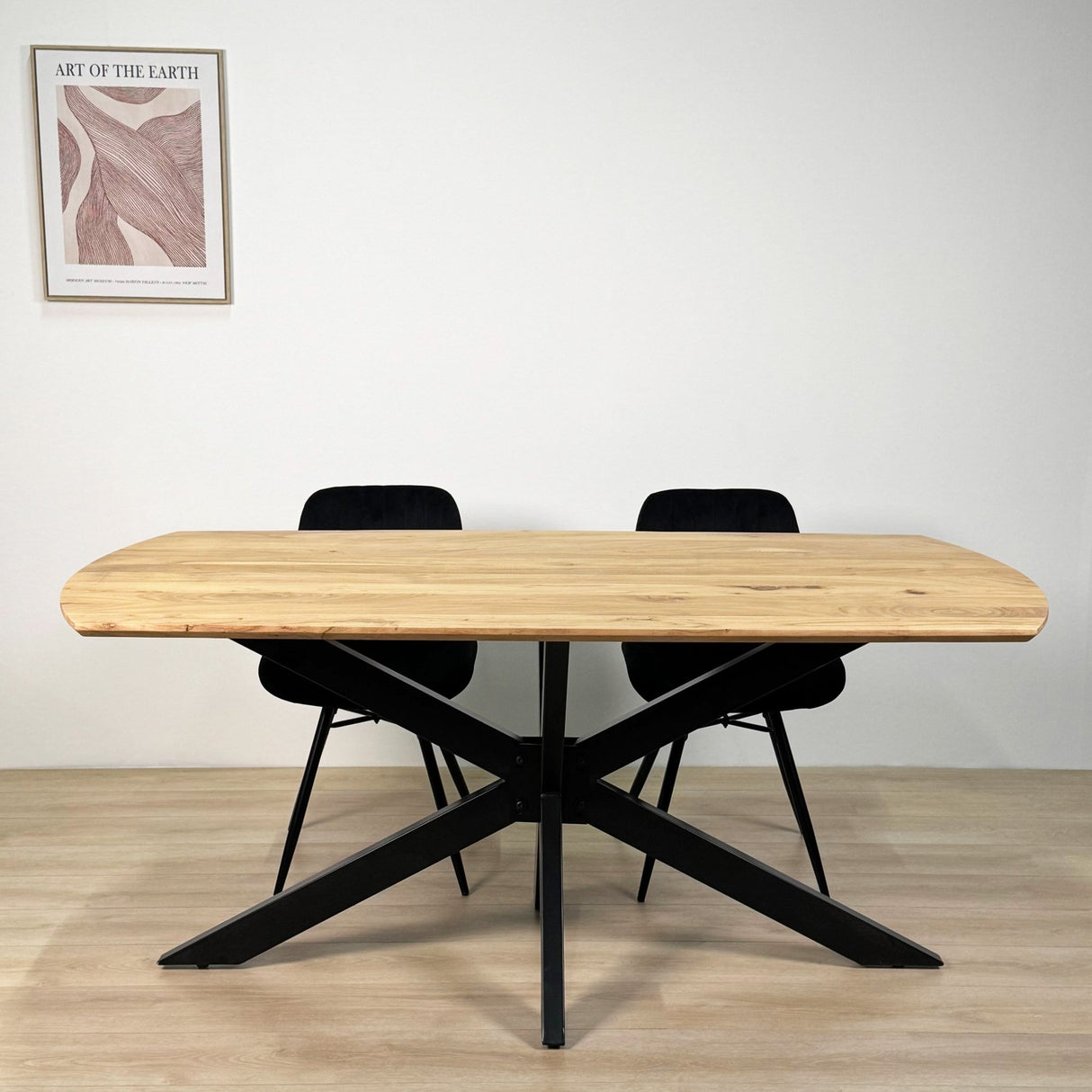 Udtrækkeligt Spisebord Mack Dansk Oval Akacietræ 175-275x90 cm
