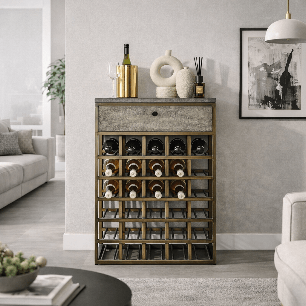 Vinskab Ferre metal antik bronze