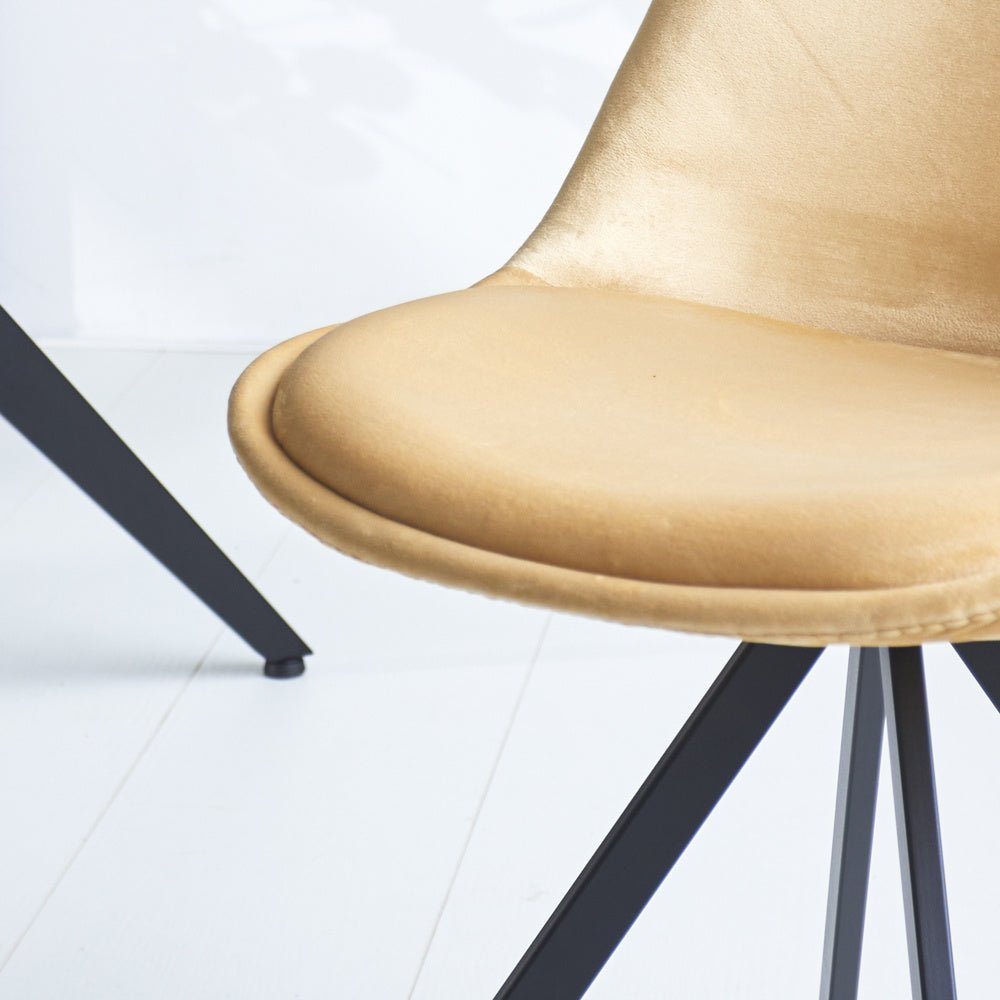 Spisestuestol Jace Dimehouse Beige LxBxH 70x58x53 Stof Atmosfærisk foto i situation