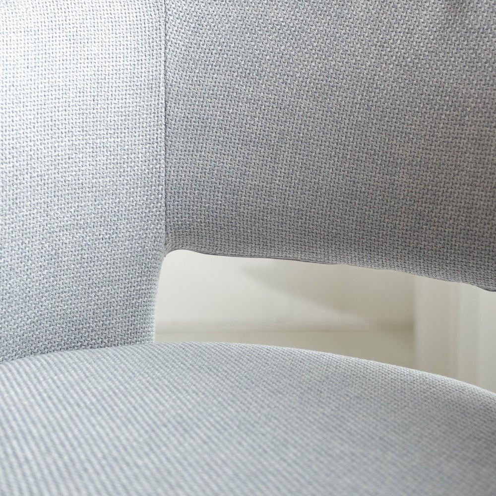Spisestuestol Don Dimehouse Lysegrå LxBxH 60x56x56 Stof Atmosfærisk fotodetalje