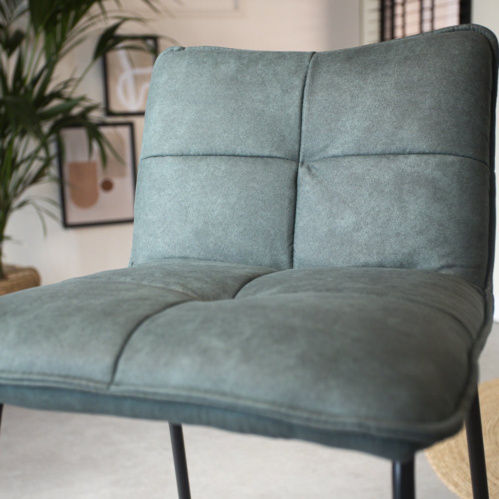 Barstol Jelle Dimehouse Grøn LxBxH 63x56x49 Mikrofiber Atmosfærisk fotodetalje