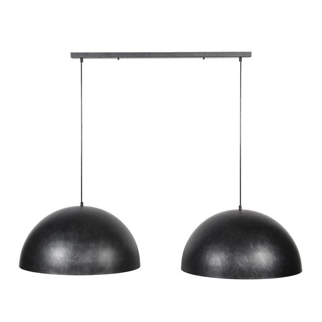 Hængelampe Dacia DH Interiør Charcoal LxBxH 128x67x38 Metal Hvid foto set forfra