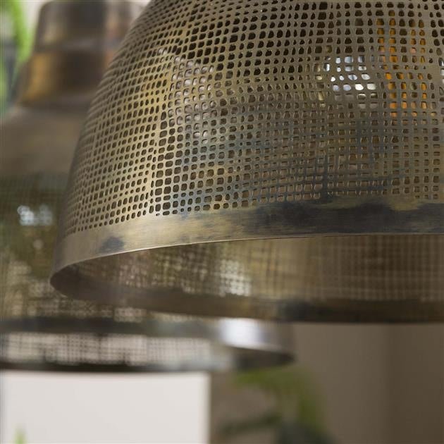 Hængelampe Luisa DH Interiør Bronze LxBxH 79x42x37 Bronze Atmosfærisk fotodetalje