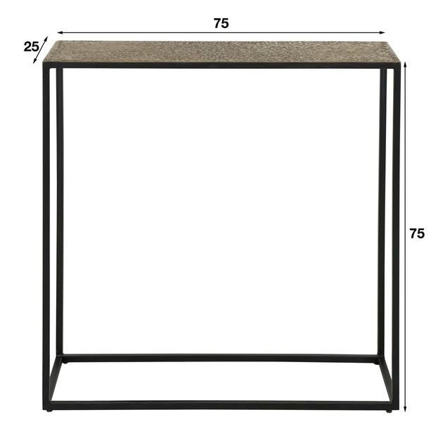 Toiletbord Lizzy DH Interiør Bronze LxBxH 82x80x30 Bronze Hvid fotostørrelsesindikation