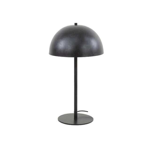 Bordlampe Vera DH Interiør Charcoal LxBxH 34x33x22 Metal Hvid foto set forfra