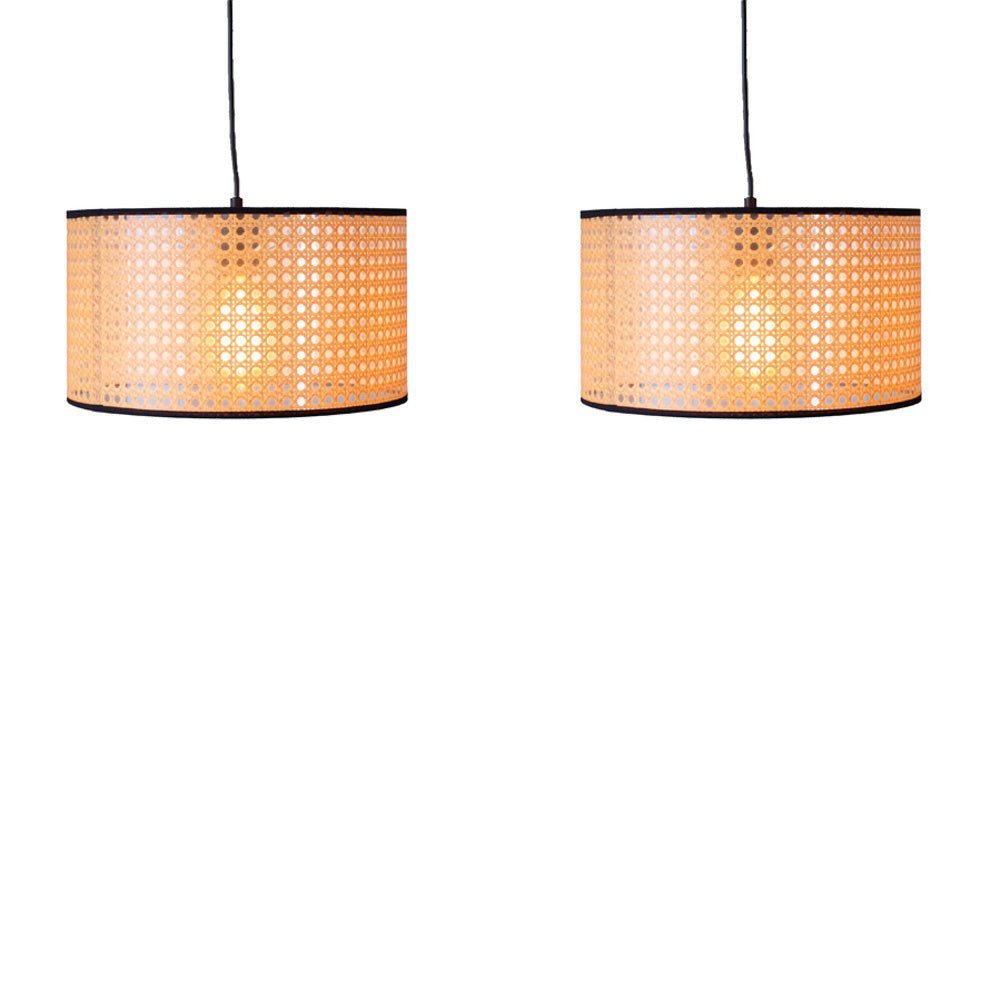 Airen hængelampe Dimehouse Guld LxBxH 70x34x25 Plast Hvid foto set forfra