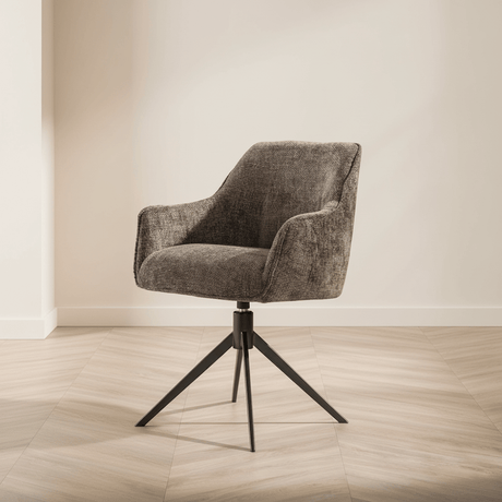 Eetkamerstoel taupe - Dimehouse