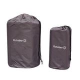 Luftmadras 1 person med indbygget oppustningssystem 205x67x10 cm Dimehouse Grå LxBxH 23x15x15 Nylon Dele