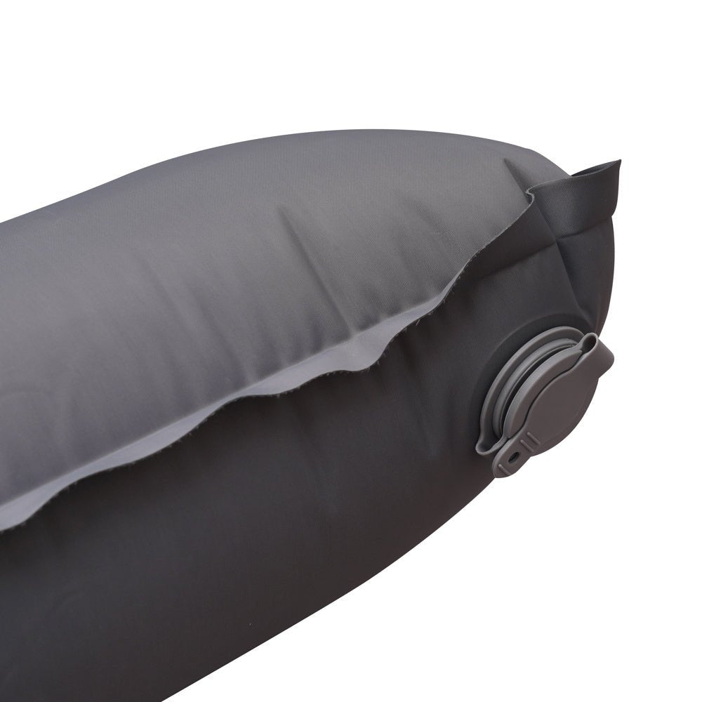 Luftmadras 1 person med indbygget oppustningssystem 205x67x10 cm Dimehouse Grå LxBxH 23x15x15 Nylon Hvid fotodetalje