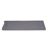 Luftmadras 1 person med indbygget oppustningssystem 205x67x10 cm Dimehouse Grå LxBxH 23x15x15 Nylon Hvid foto fra siden