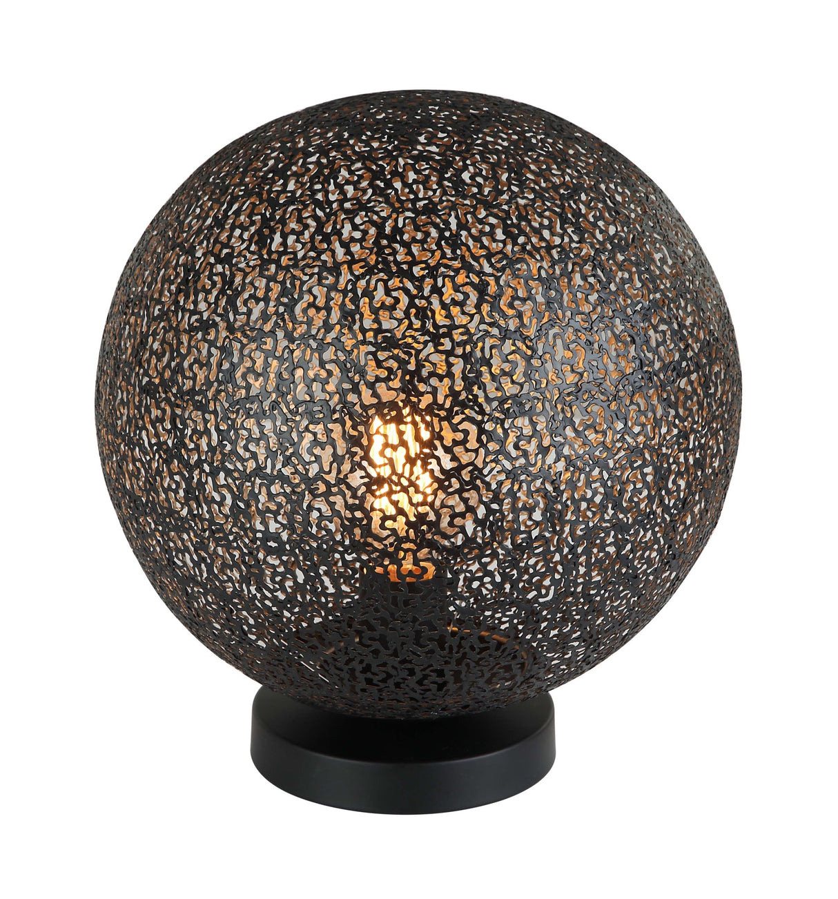 Round Table Lamp Sifra Metal Black