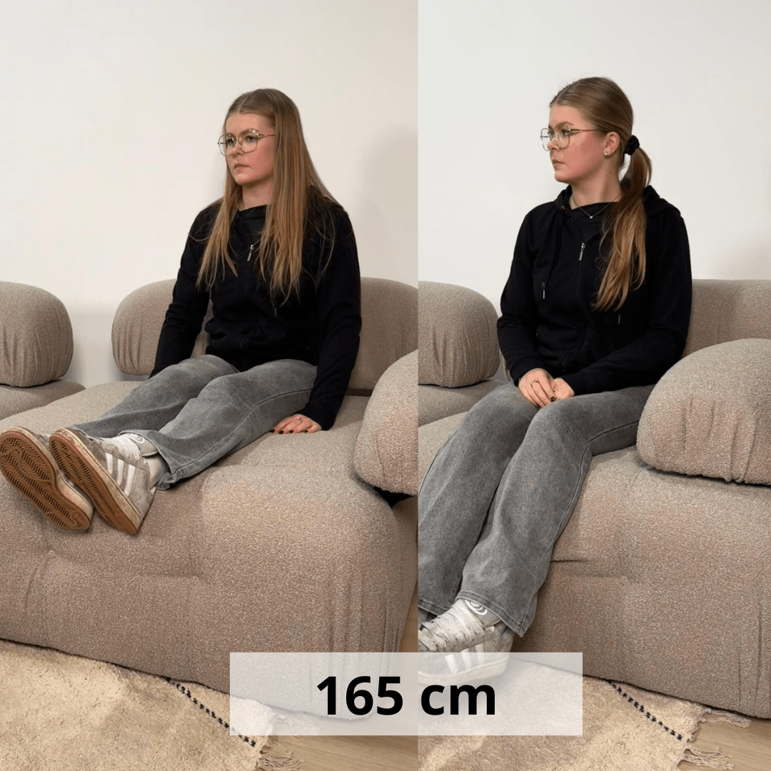 Modulsofa 2-personers Doblo beige