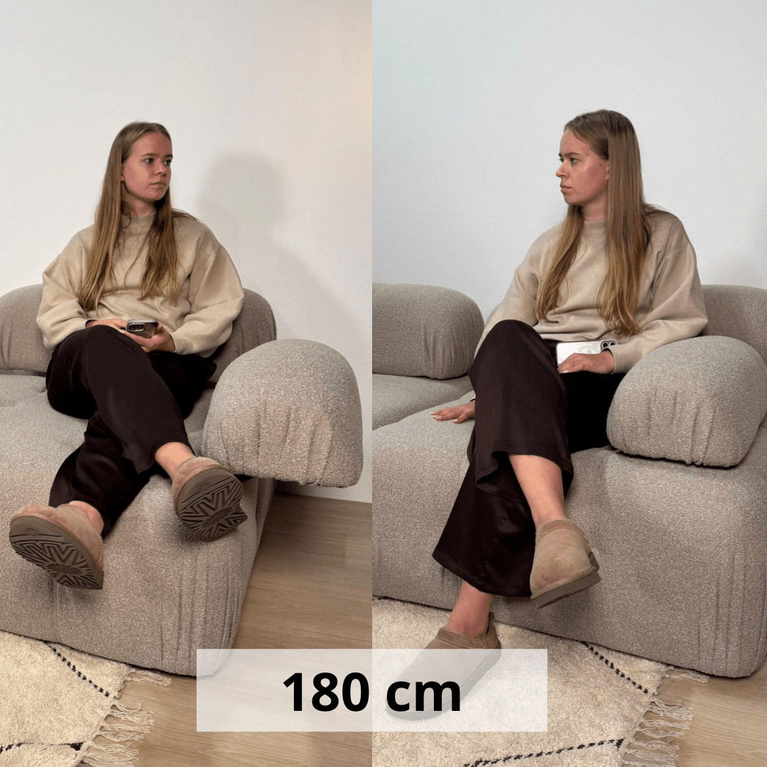 Modulsofa 2-personers Doblo beige