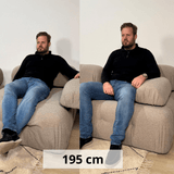 Modulsofa 2-personers Doblo beige