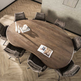 Økologisk formet Spisebord Alo Acacia Træ Brun 240x160 cm