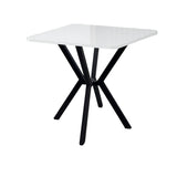 Elma spisebord hvid 70 x 70 cm Melaminbelagt træ