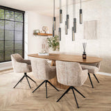 Eettafel Sable 215 cm - Mangohout Zand