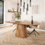 Eettafel Sable 215 cm - Mangohout Zand