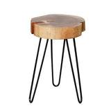 Sidebord Arbor DH Interiør Akacie LxBxH 68x38x12 Akacietræ Hvid foto set forfra