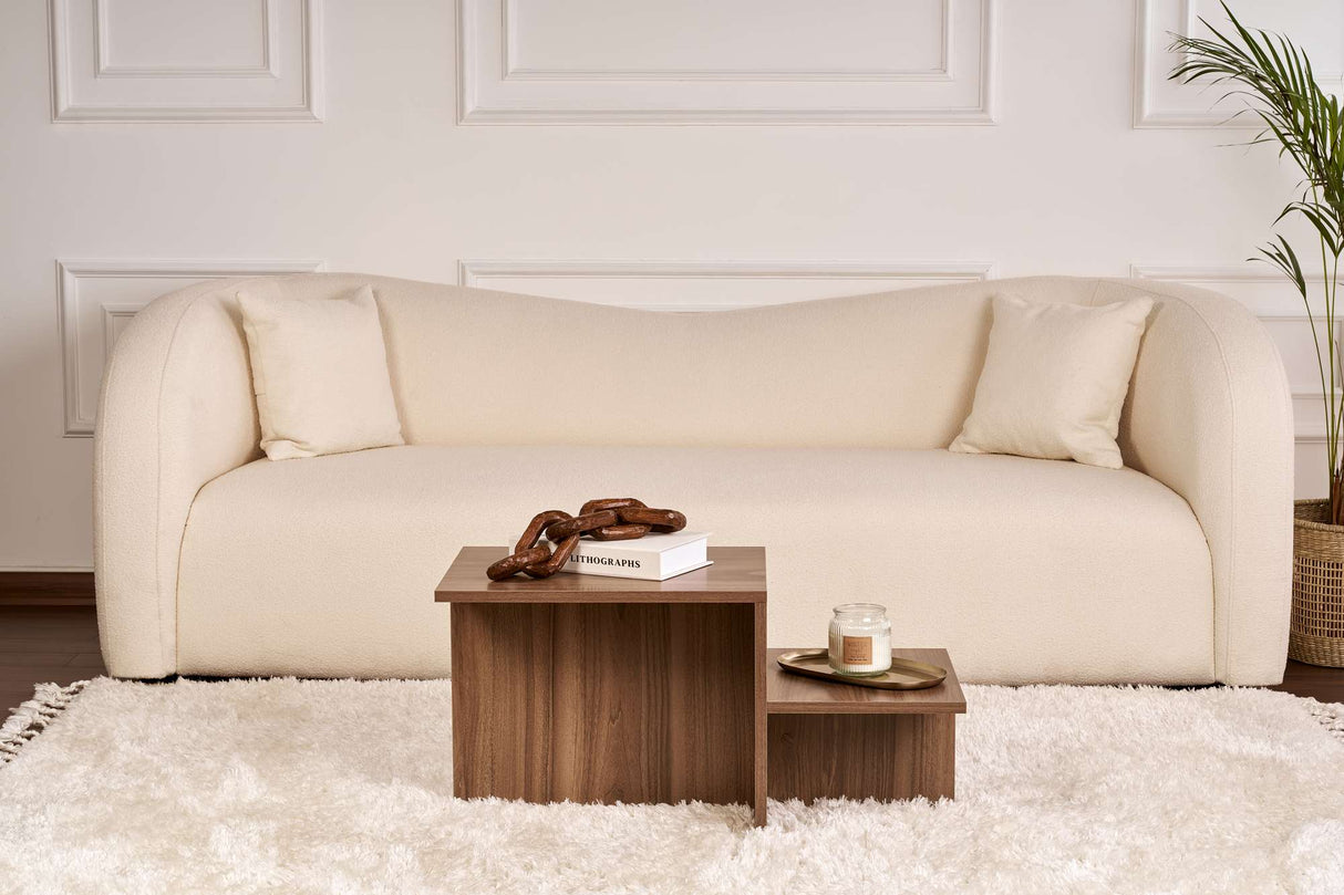 Salontafel Walnoot Melamine Eterna