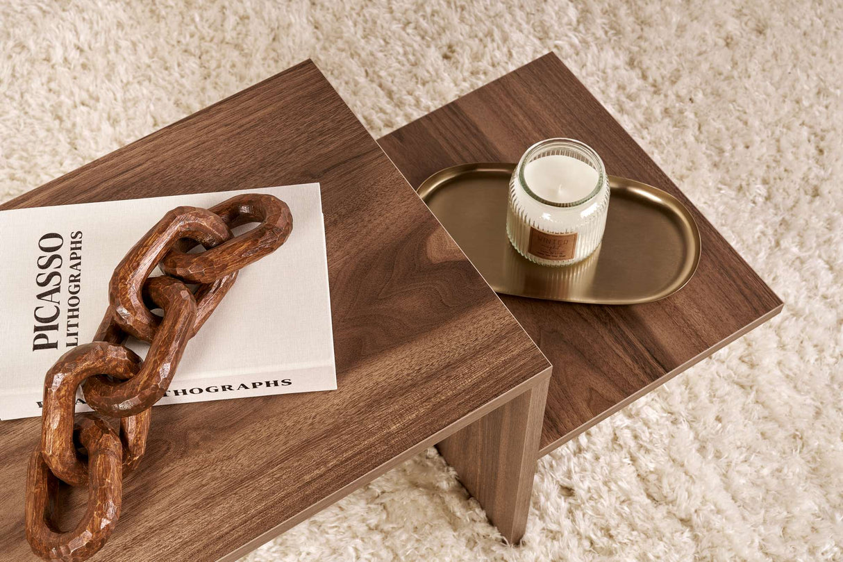 Salontafel Walnoot Melamine Eterna