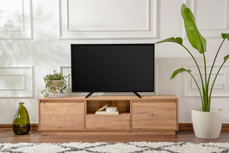 TV Meubels - TV Meubel Vanguard Atlantisch Dennenhout Melamine 160x42x29,5 cm - Dimehouse