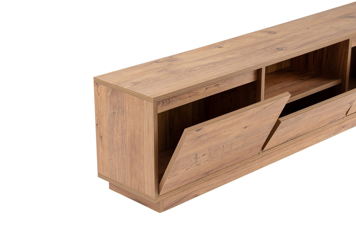 TV Meubels - TV Meubel Vanguard Atlantisch Dennenhout Melamine 160x42x29,5 cm - Dimehouse