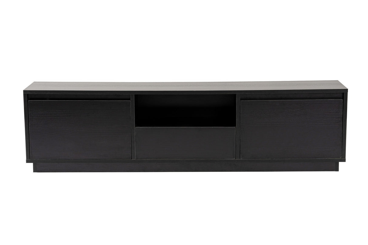 TV Meubel Zwart Melamine Flare 42x160x29,5 cm