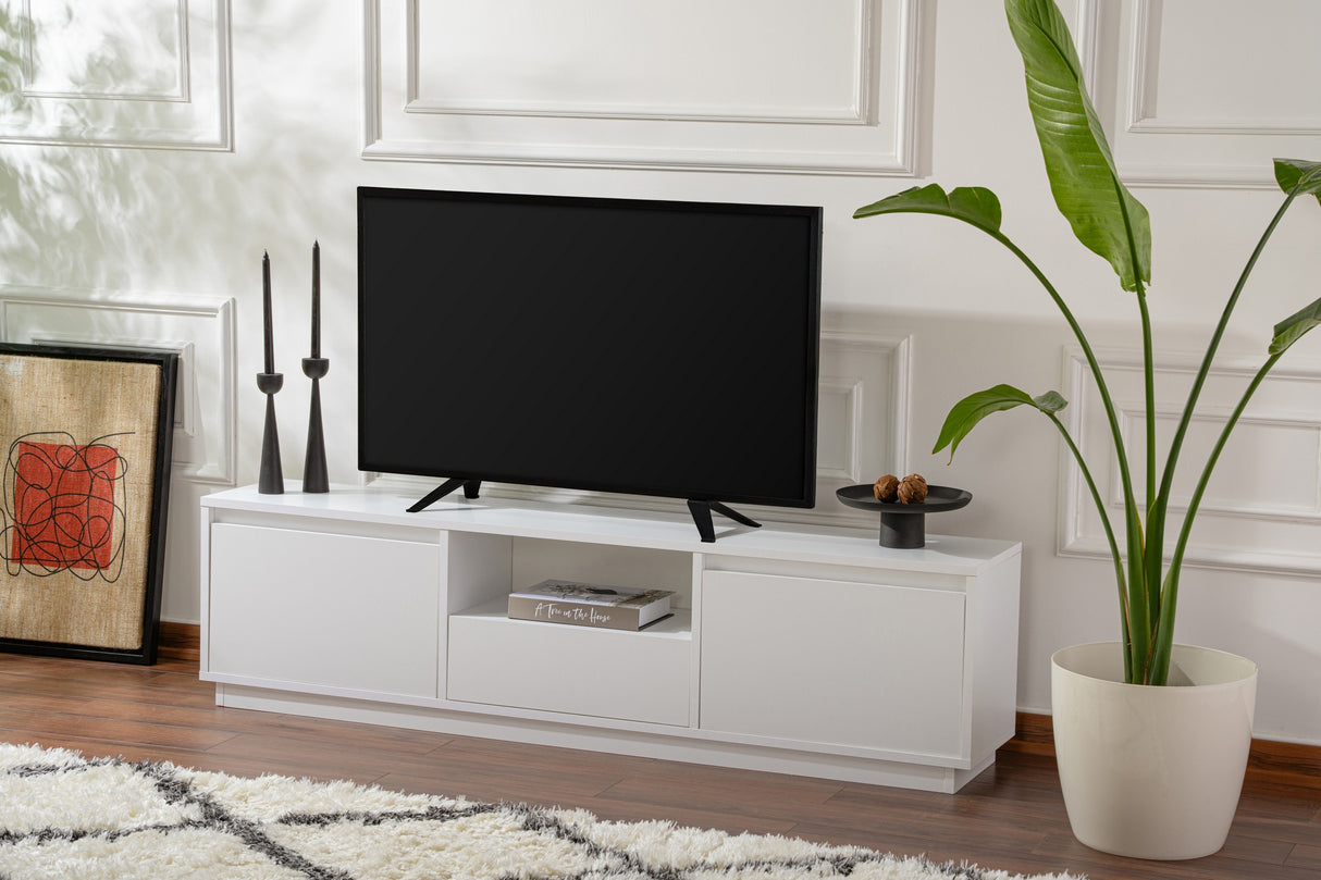 TV Møbel Vanguard Naturlig Hvid Melamin 160x42x29,5 cm