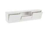 TV Møbel Vanguard Naturlig Hvid Melamin 160x42x29,5 cm