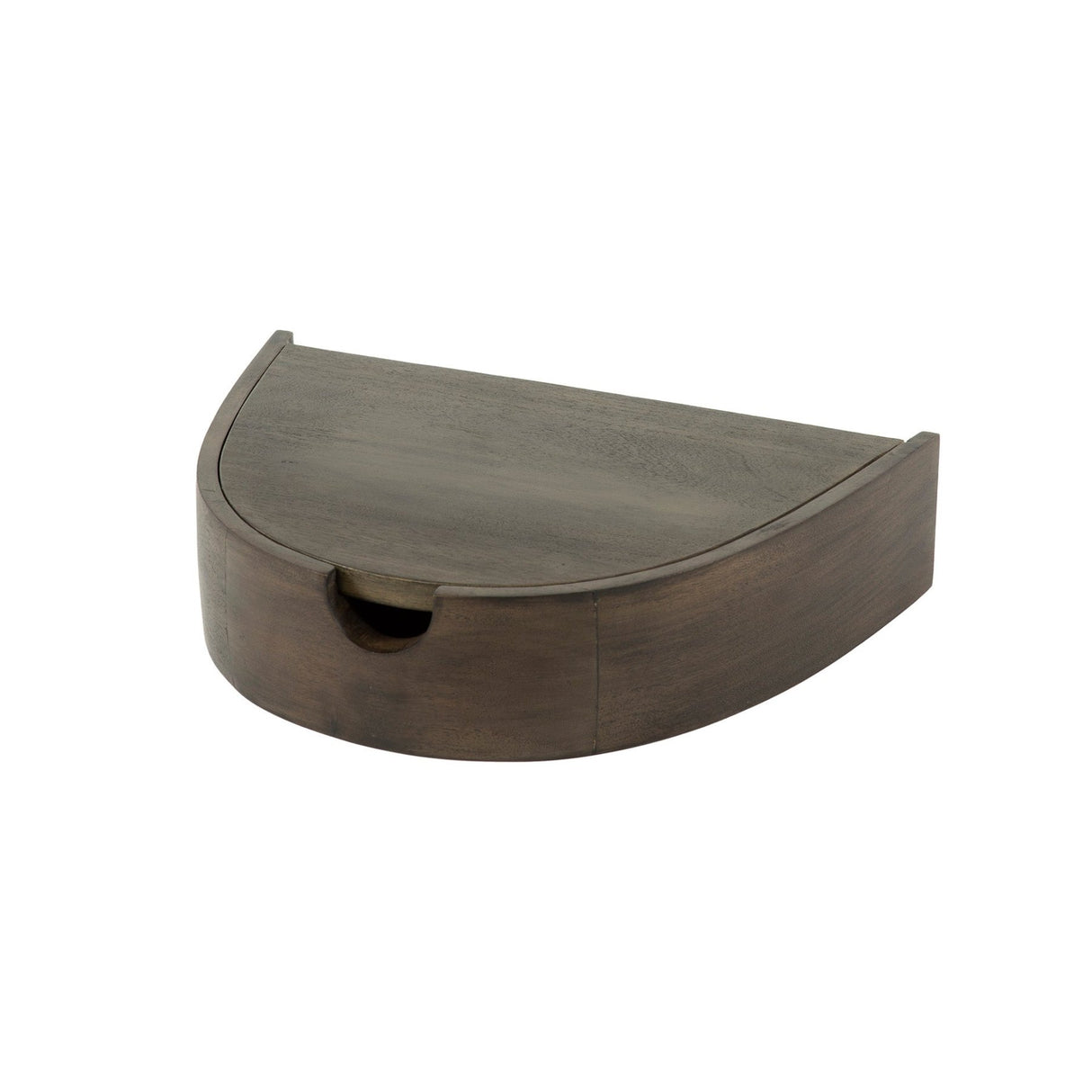 Flydende Halvrunde Natborde Sæt 2 – Akacie 