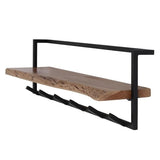Knagerække Dewi DH Interiør Acacia LxBxH 104x36x17 Akacietræ Hvid foto diagonalt set bagfra