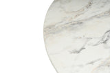 Rundt Sofabord Vano Marmorlook 80 cm 