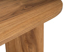 Ovale Salontafel Houtlook - 120x60