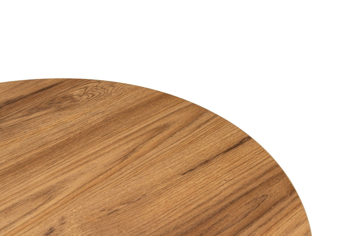 Ovale Salontafel Houtlook - 120x60