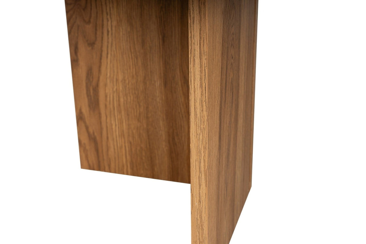 Ovale Salontafel Houtlook - 120x60