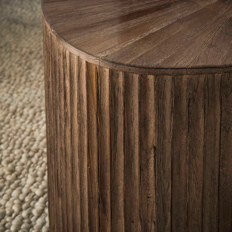 Salontafels - Salontafel set van 2 Myla Vierhoekig Teakhout Bruin - Japandi - Dimehouse