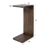 Caro valnøddebrun teak transferbord