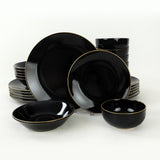 TY040424F650A841600MAET600 Sort Guld 100 % KERAMISK STENtøj 27 cm bred