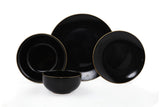 TY040424F650A841600MAET600 Sort Guld 100 % KERAMISK STENtøj 27 cm bred