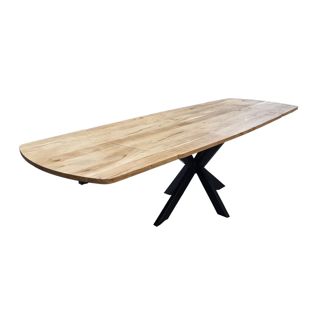 Udtrækkeligt Spisebord Mack Dansk Oval Akacietræ 175-275x90 cm