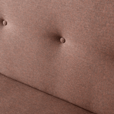 Slaapbank Zoly Bruin Stof 3-Zits  - 180 cm - Zonder armleuningen - Zoly