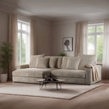 Sofa Kaia DH Interiør Beige Ambient foto diagonalt set forfra