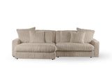 Sofa Nia DH Interiør Beige Hvid foto set forfra
