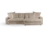 Sofa Nia DH Interiør Beige Hvid foto set forfra