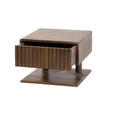 Flydende natbord Akacie Drift Brown – 1 skuffe 35 cm 
