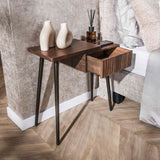 Nachtkastje Jax Links - Acaciahout Drift Brown - 1 Lade