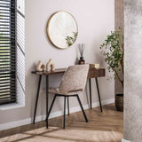 Kaptafel Elin - Massiv Akacie Drift Brown 120 cm 