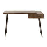 Kaptafel Elin - Massiv Akacie Drift Brown 120 cm 